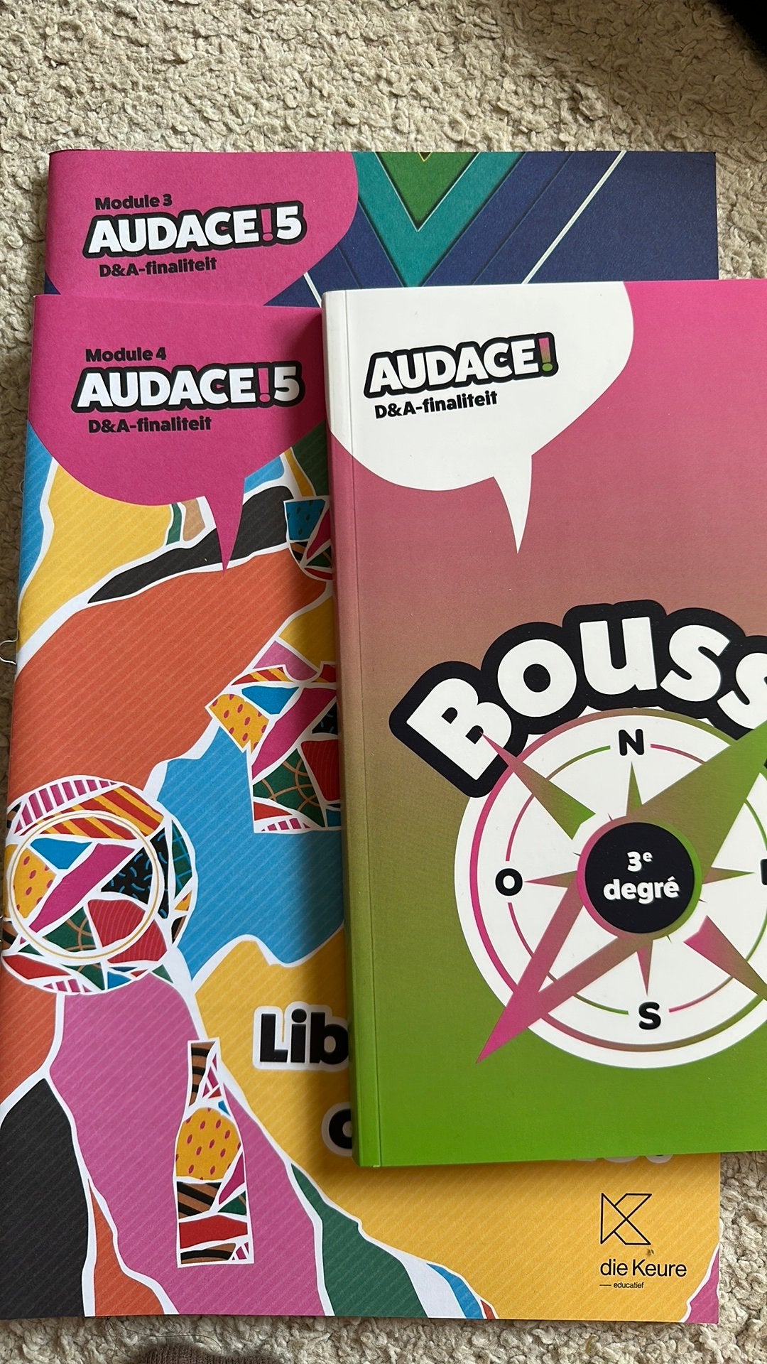 Audace Boussole 3e graad D&A, Enlèvement