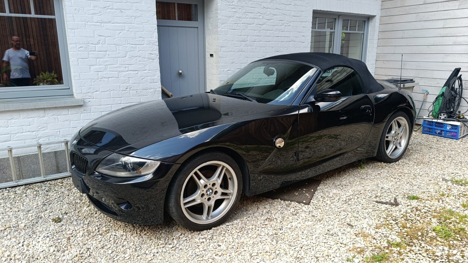 BMW Z4 E85, Auto's, BMW, Achterwielaandrijving, Zwart, Cabriolet, 206 g/km