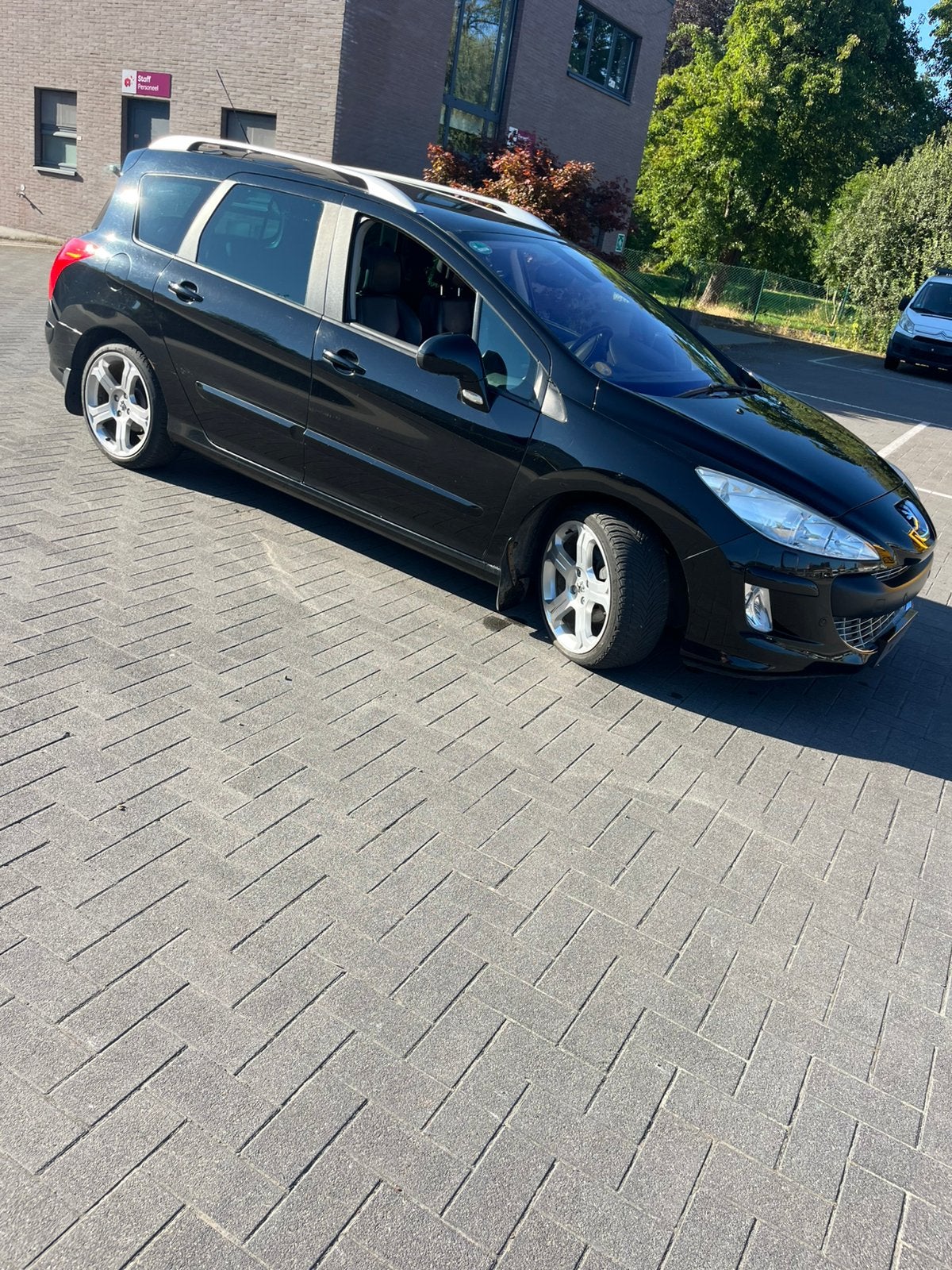 308 -1600hdi-full option, Auto's, Peugeot, 1600 cc, Zwart, Bedrijf, Te koop