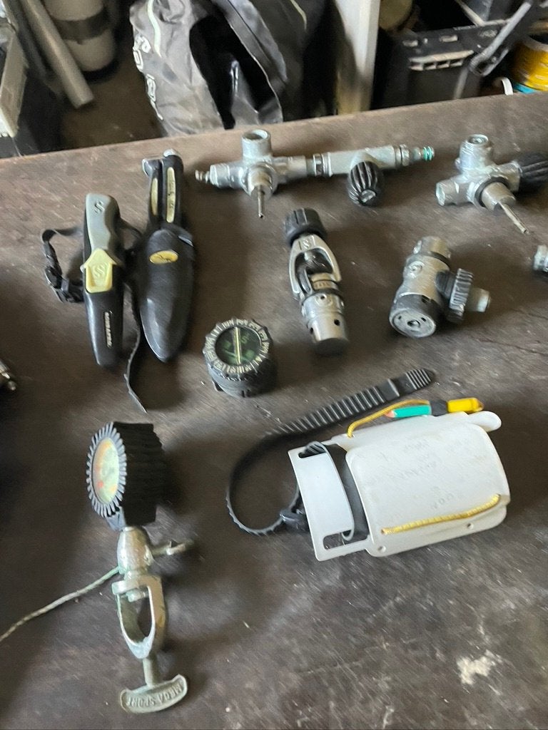 Diverse kleine duikuitrusting, Watersport en Boten, Ophalen, Gebruikt, Overige typen