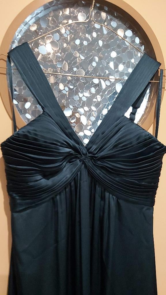 Avondjurk, Galajurk, S, nachtblauw, BCBGMAXAZRIA, Robe de gala, Enlèvement ou Envoi, Taille 36 (S), Comme neuf