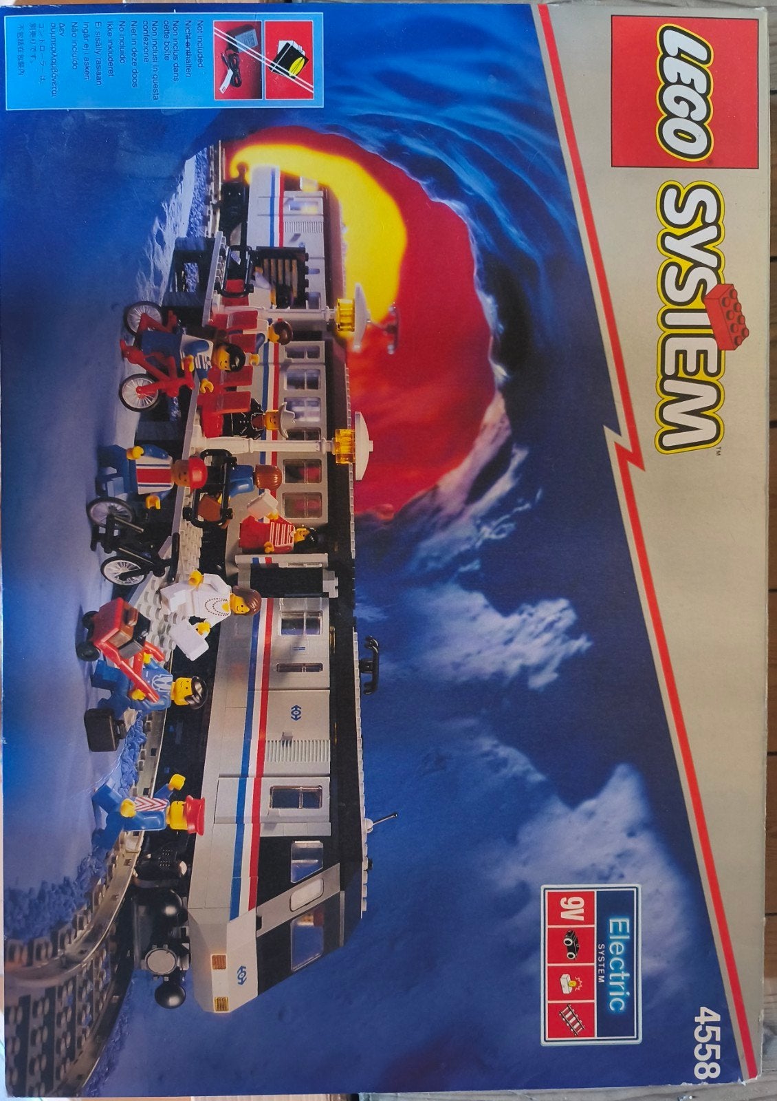 Vends LEGO Train 9V Metroliner 4558 + Gare + Wagons + Rails, Enfants & Bébés, Jouets | Duplo & Lego, Enlèvement ou Envoi, Lego
