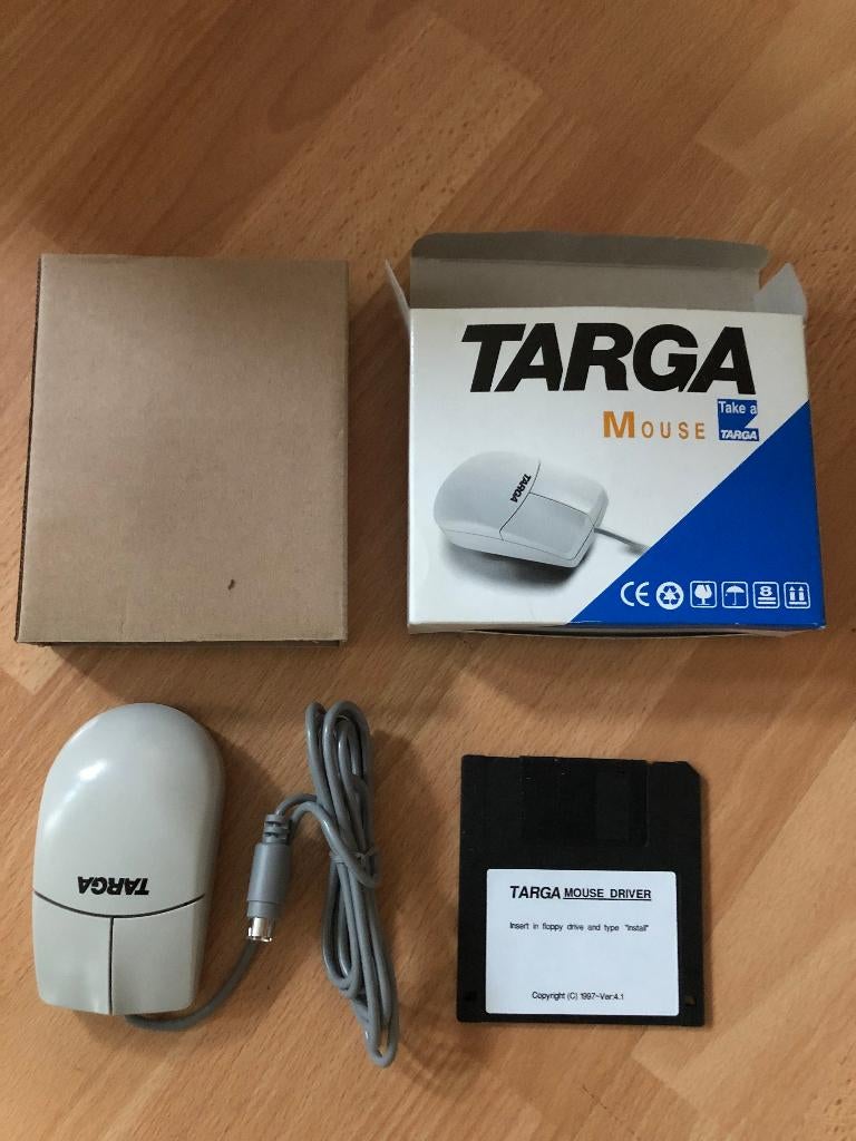 Souris d'ordinateur Targa PS2 (souris) (NOUVEAU), Neuf, Enlèvement, Droitier, Filaire