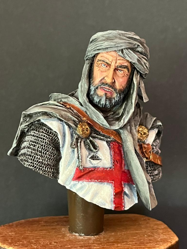 Buste de templier, Hobby en Vrije tijd, Modelbouw | Figuren en Diorama's, Nieuw, Figuur of Figuren, Groter dan 1:35, Ophalen of Verzenden