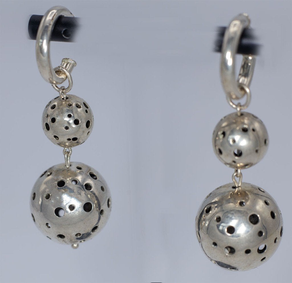mooie grote zilveren oorbellen, Handtassen en Accessoires, Oorbellen, Nieuw, Ophalen of Verzenden, Knopjes of Stekers, Zilver