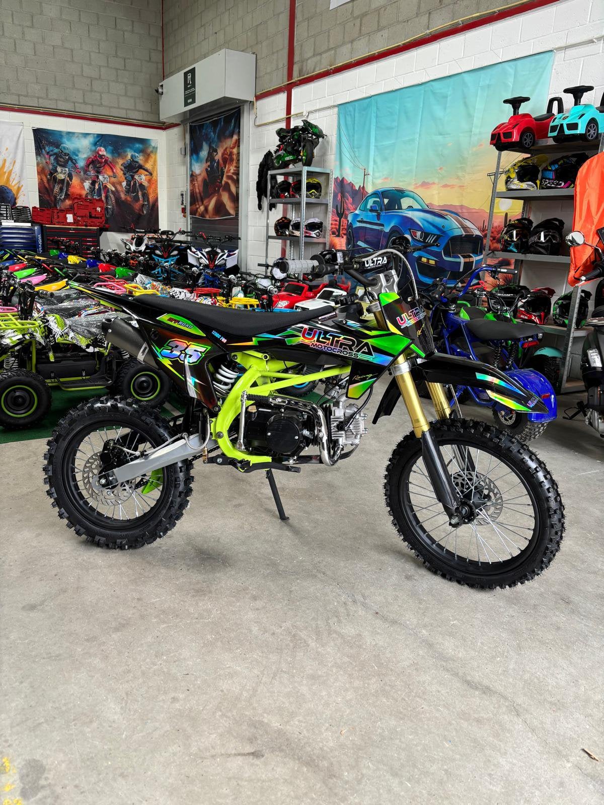 Nieuw ultra motocross crosser pitbike crossmotor 125cc, Fietsen en Brommers, Ophalen, Nieuw, 125 cc, Pitbike