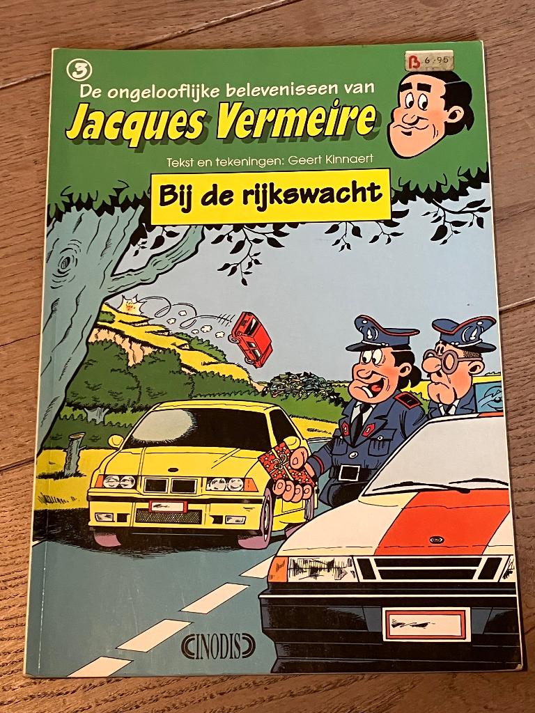 Jacques Vermeire - 3 - Bij de rijkswacht, Boeken, Stripverhalen, Eén stripboek, Ophalen of Verzenden, Gelezen