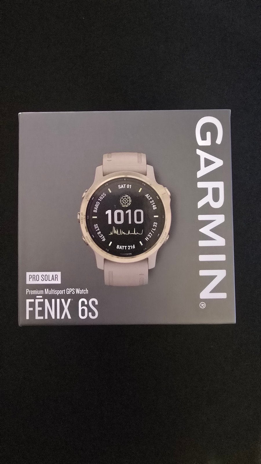 Garmin Fenix 6s Pro Solar, Enlèvement