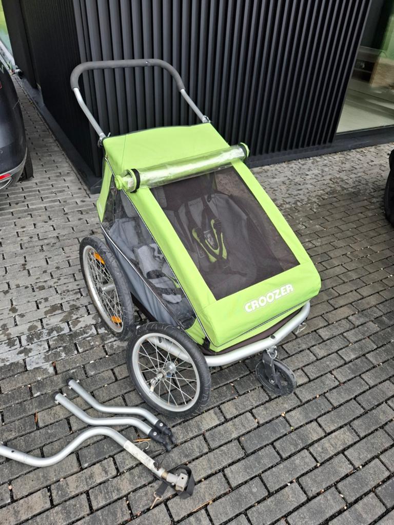 Croozer 2 kinderen te koop, Fietsen en Brommers, Ophalen, Opvouwbaar, Croozer, Kinderkar