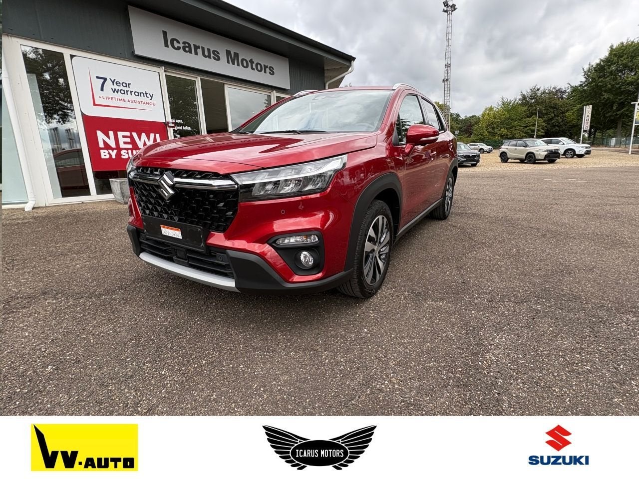 Suzuki S-Cross glx (année de construction 2023), Autos, Rouge, Euro 6, Entreprise, 5 portes