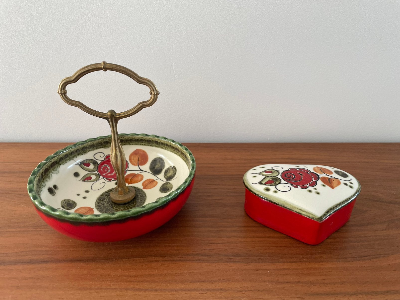 Vintage bonbonschaal & snuisterijdoosje, Ophalen