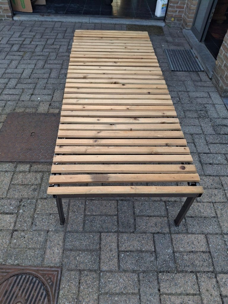 Camperbed/zetel uitschuifbaar 139 x190 x 46 + matras, Enlèvement, Utilisé