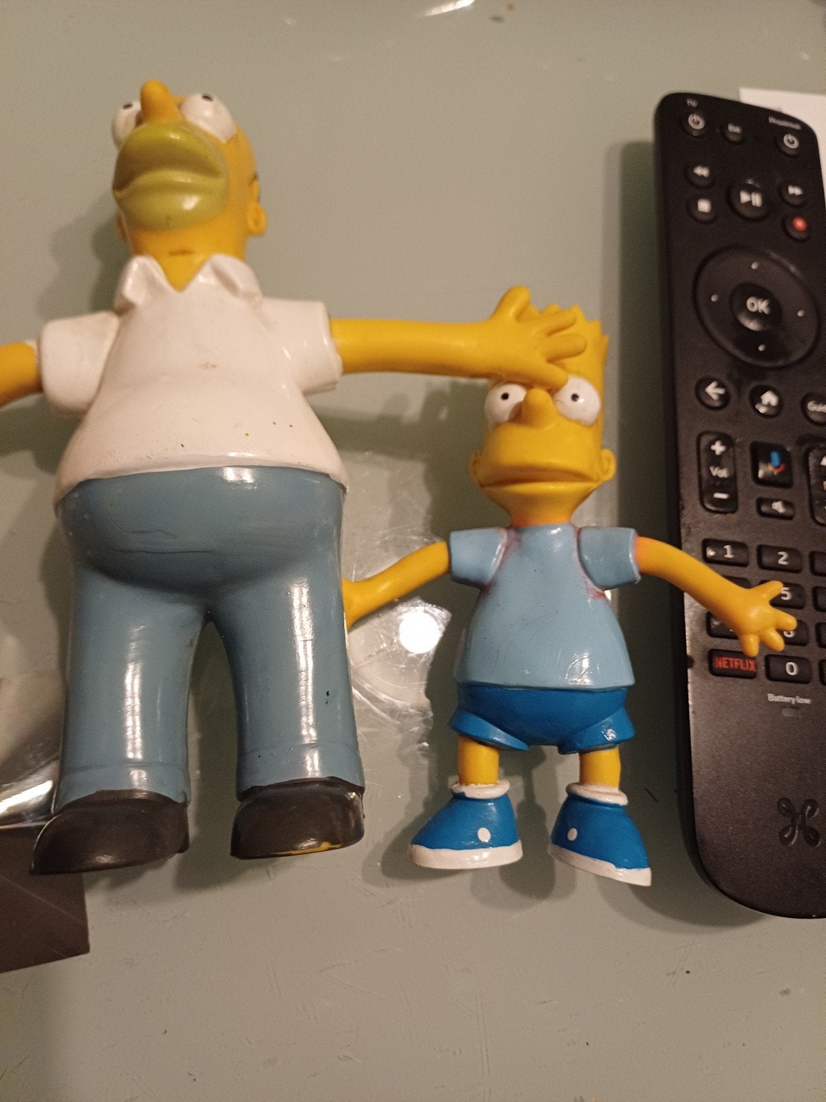 Figurines de Bart et Homer Simpson 1990, Enlèvement ou Envoi, Utilisé, Statue ou Figurine