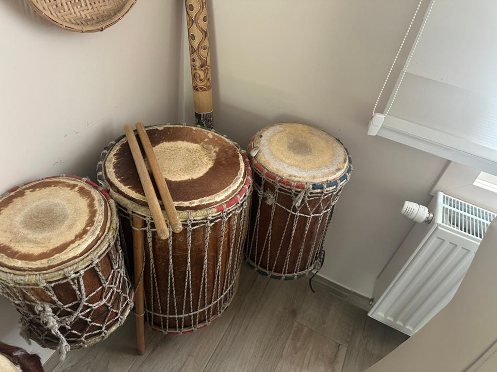 Afrikaanse dunduns, Muziek en Instrumenten, Percussie, Ophalen, Gebruikt, Trommel