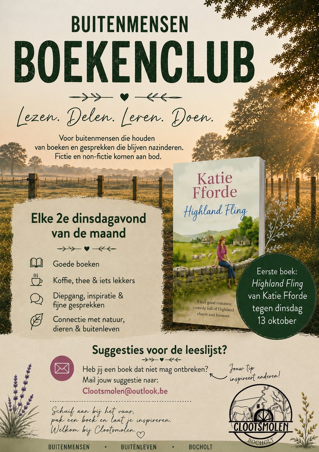 Nieuwe boekenclub in Bocholt, Ophalen