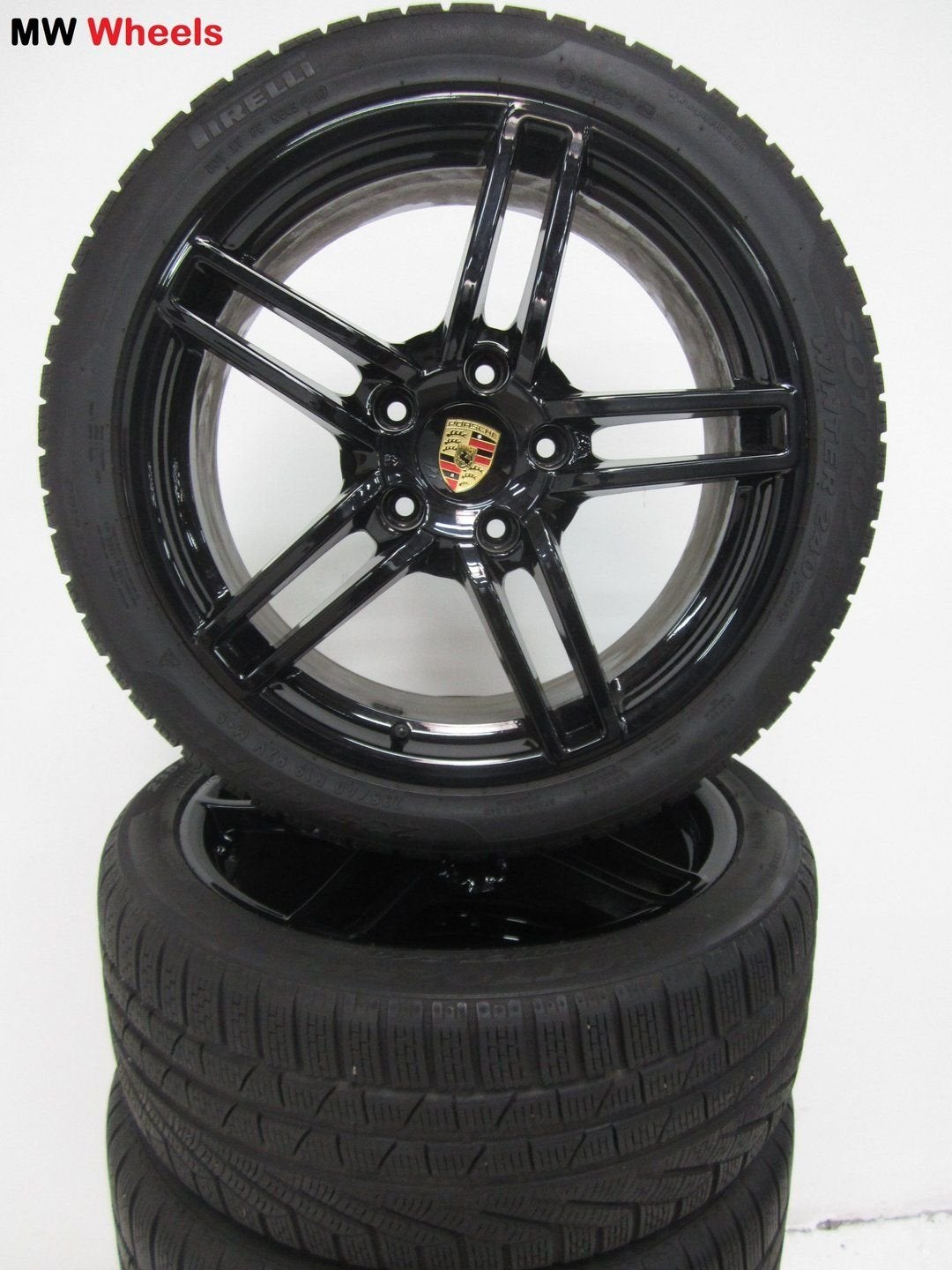 Porsche 19 inch velgen 911 991 Carrera 2 en 2 S winterbanden, Auto-onderdelen, Banden en Velgen, 19 inch, Gebruikt, -, -