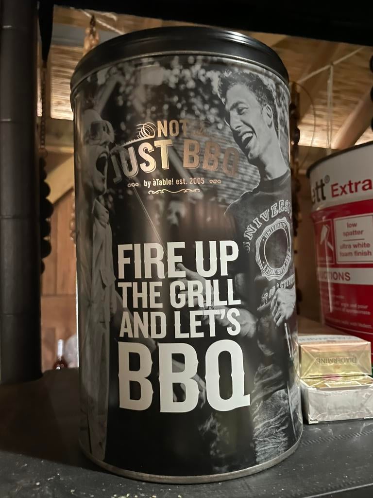 Decoratieve BBQ pot, Tuin en Terras, Ophalen, Zo goed als nieuw