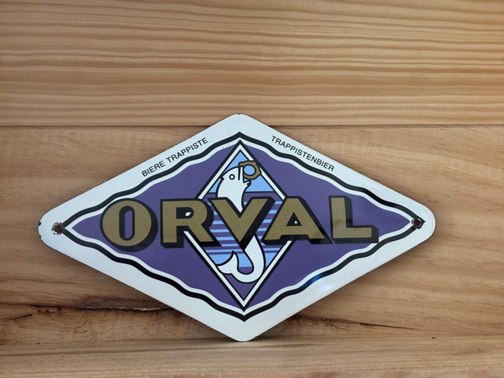 Plaque Émaillée Orval, Collections, Enlèvement ou Envoi, Comme neuf