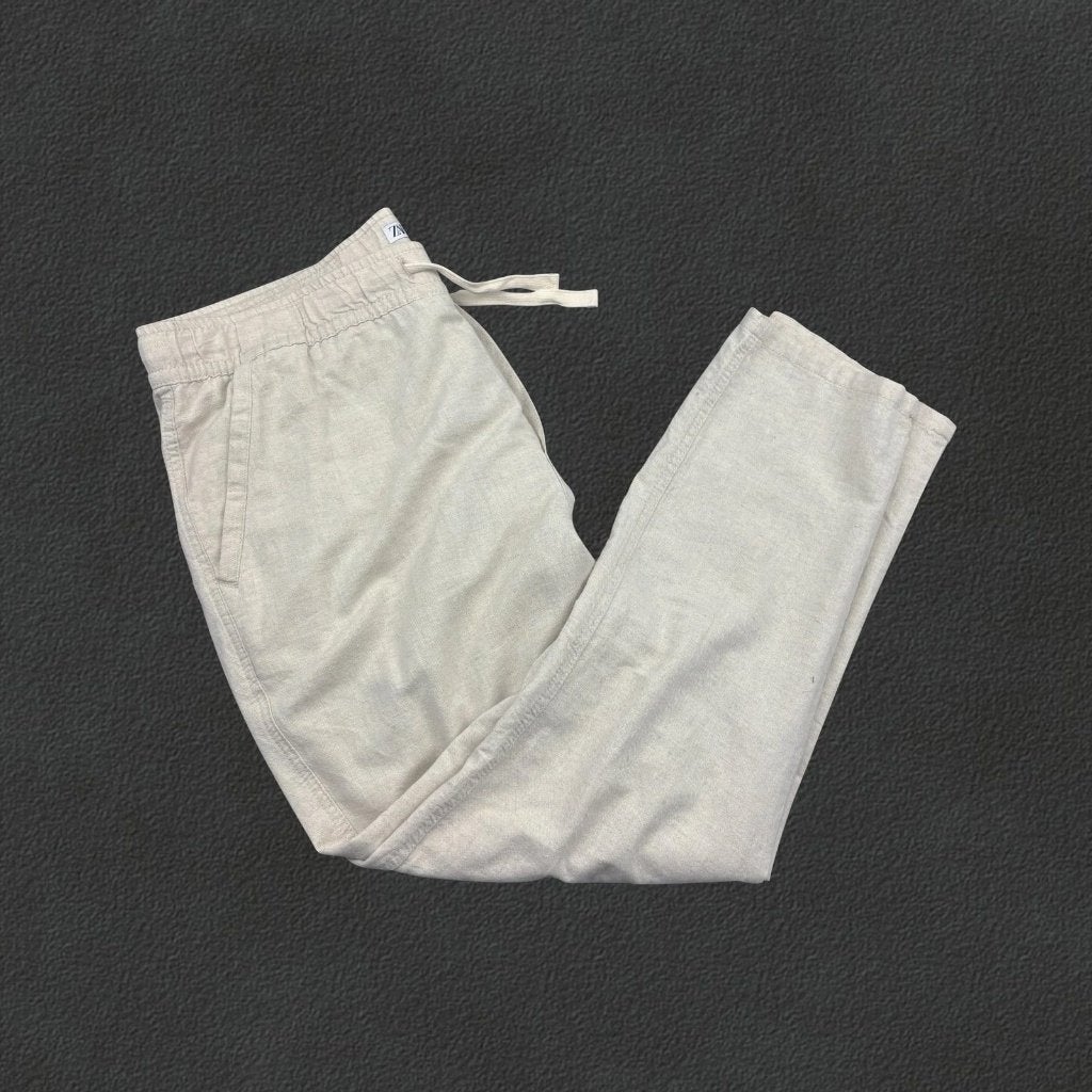 Beige Zara Trousers - Men XL - Very Good, Vêtements | Hommes, Zara, Beige, Taille 56/58 (XL), Comme neuf