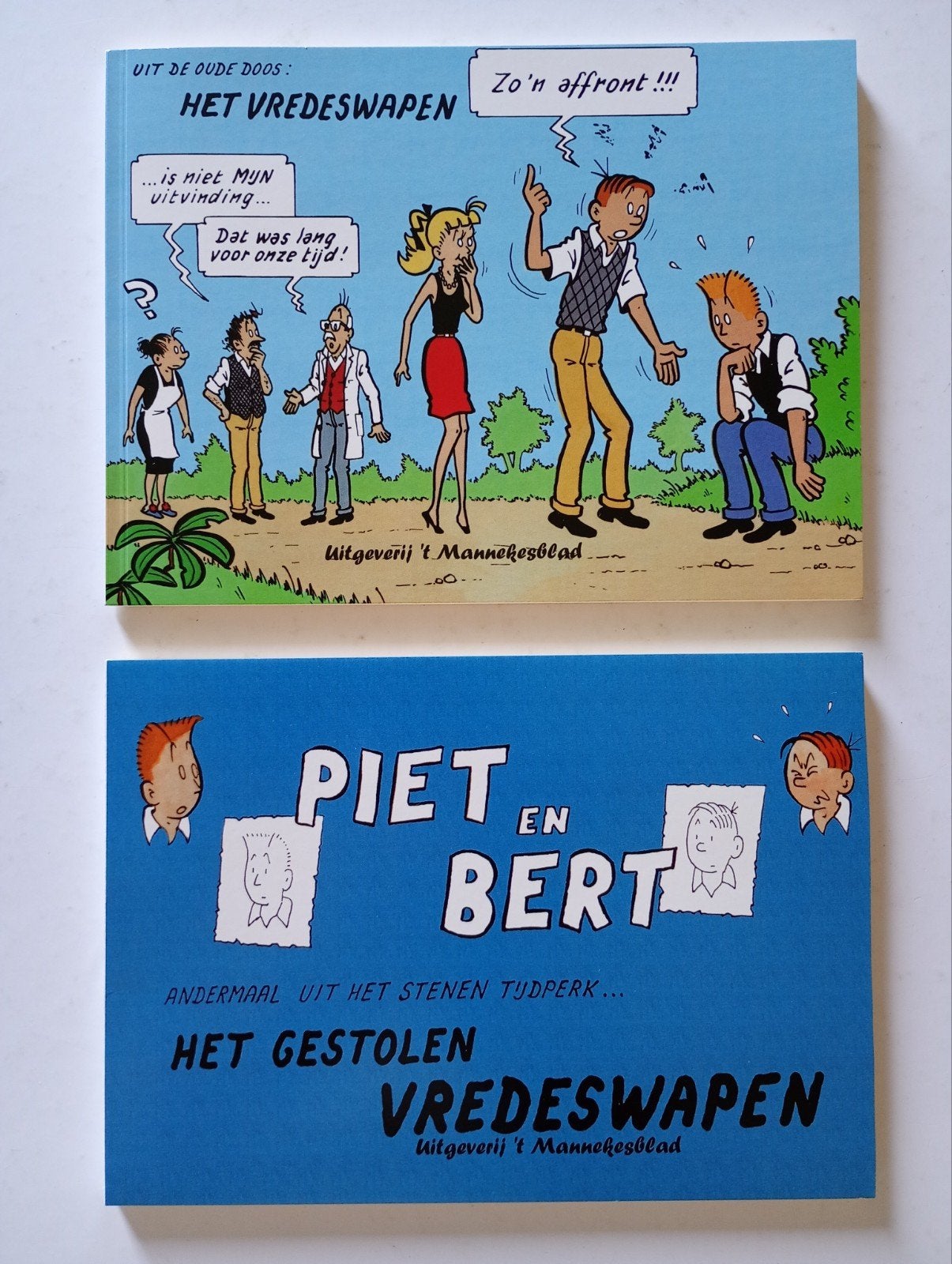 Piet Pienter Het vredeswapen, Het gestolen vredeswapen, Boeken, Stripverhalen, Pom, Nieuw, Ophalen of Verzenden, Meerdere stripboeken