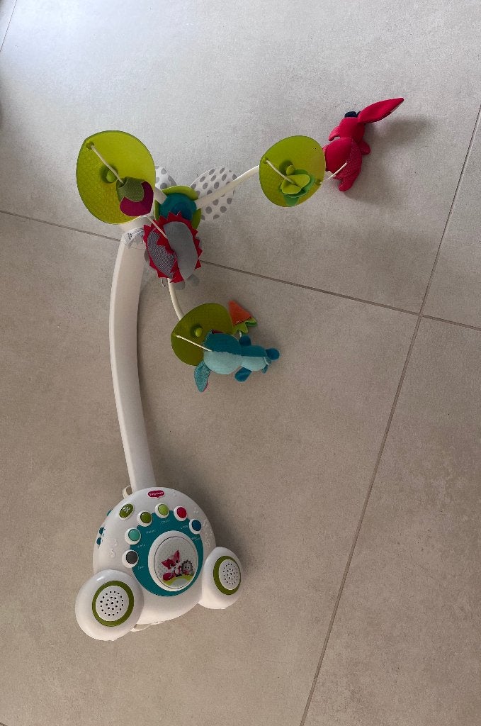 Babymobiel, Ophalen, Gebruikt