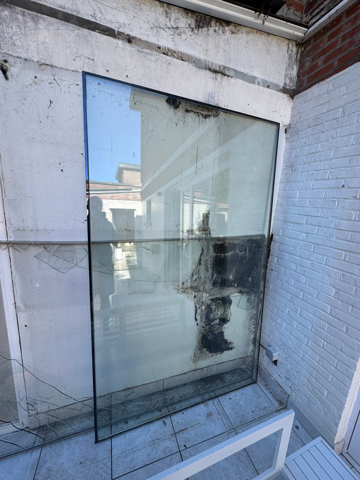 GRATIS - dubbelglas 215hoog x 130breed, Overige materialen, Gebruikt, Overige typen, Inclusief glas