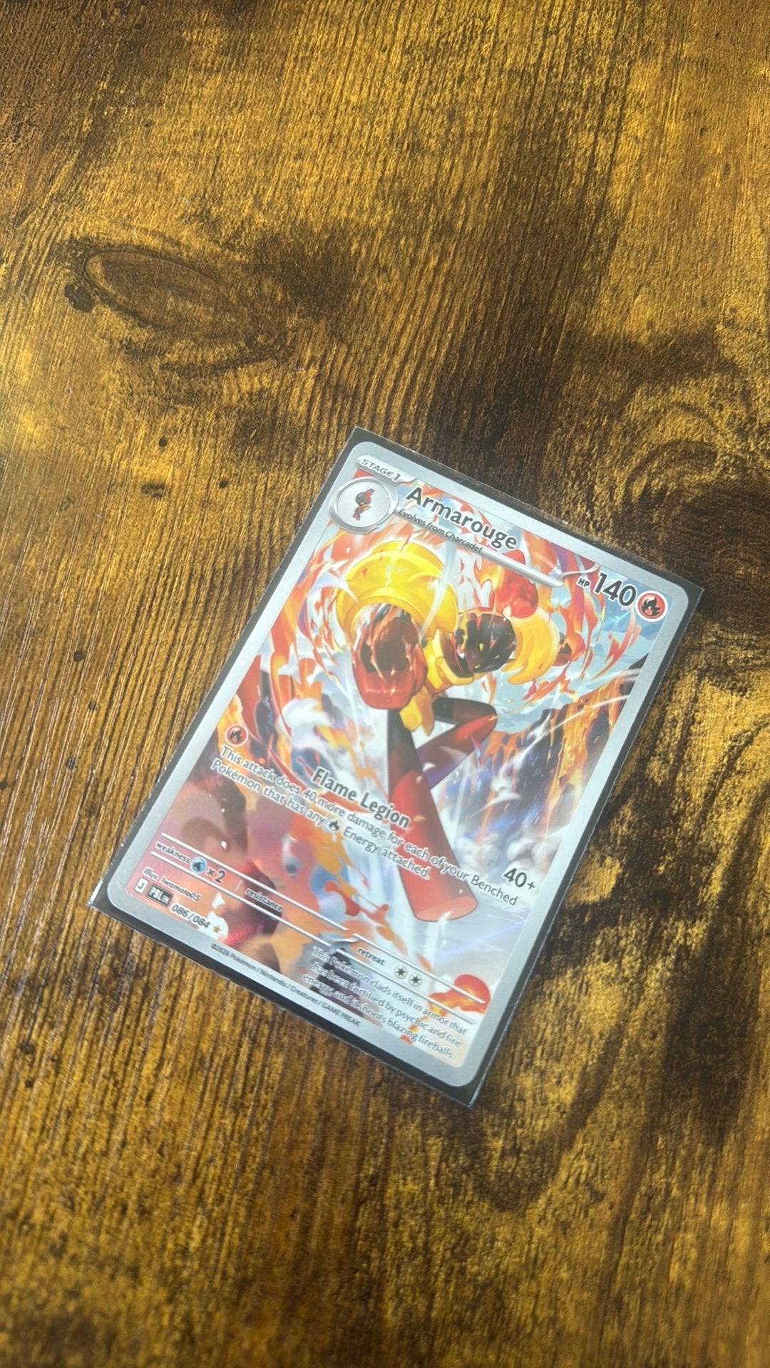 Armarouge 086/084 uit de Pokémon Pitch Black (PBL)-set., Enlèvement, Neuf