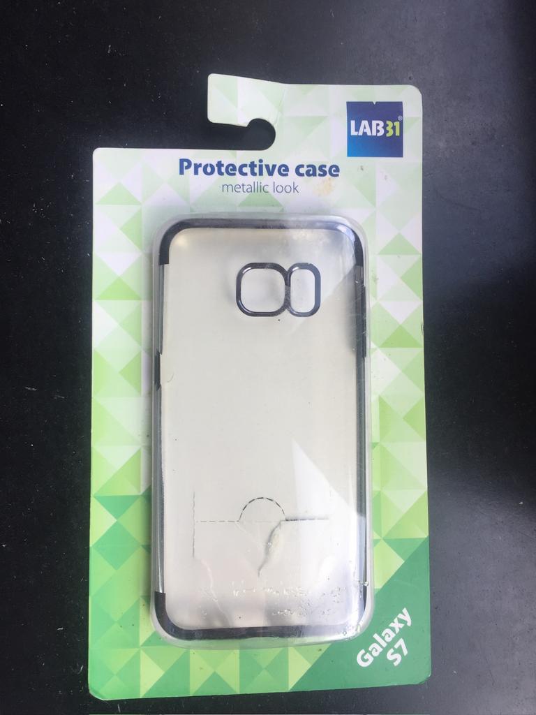 Transparante beschermhoes voor de Samsung Galaxy S7, Telecommunicatie, Ophalen, Zo goed als nieuw
