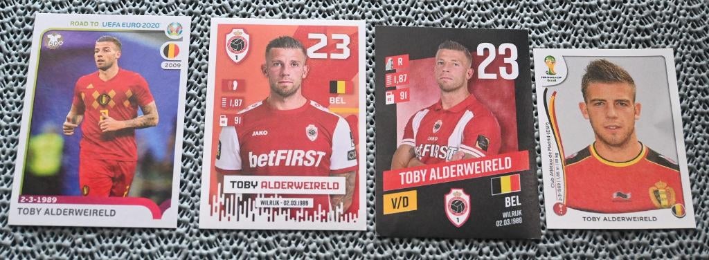 Kaarten en stickers / Toby Alderweireld / 7 stuks, Verzenden, Zo goed als nieuw, Poster, Plaatje of Sticker