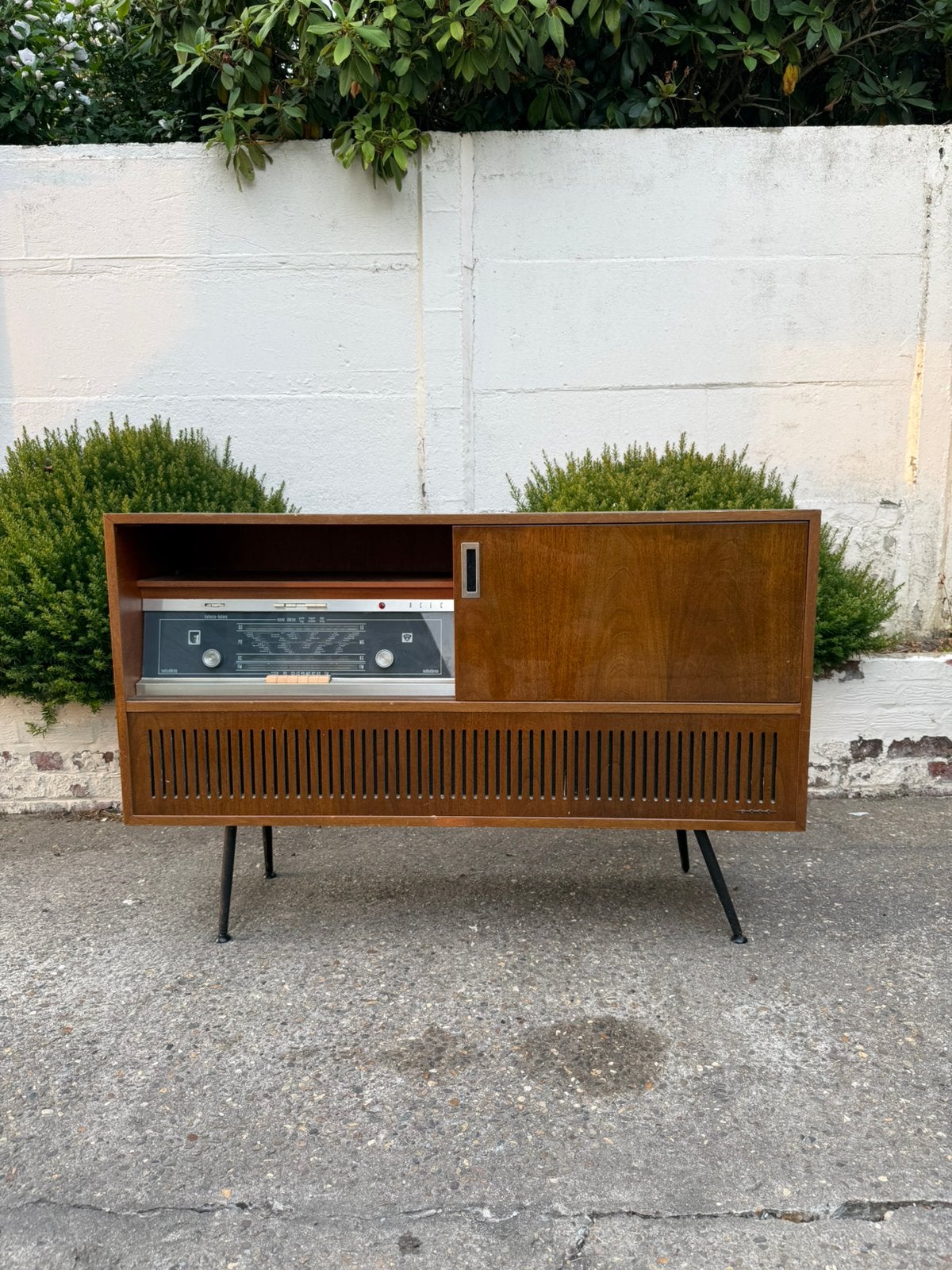 Radio + platenspeler + box kast, Antiek en Kunst, Ophalen
