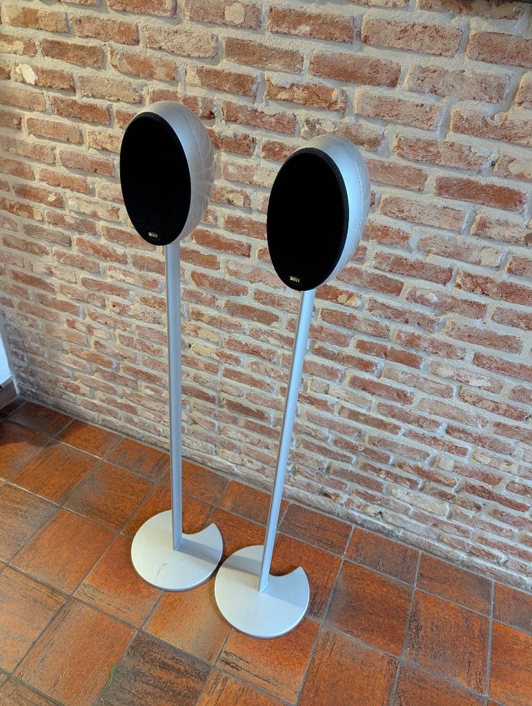 kef kht3005 eitjes surround, Audio, Tv en Foto, Luidsprekerboxen, Ophalen, Gebruikt, 60 tot 120 watt, Surroundset