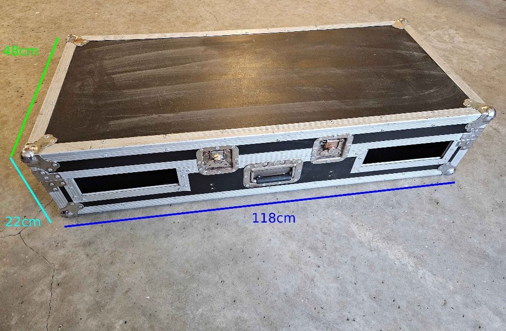Flightcase DJ-mixer met wielen, Muziek en Instrumenten, Ophalen of Verzenden, Gebruikt, Overige instrumenten, Flightcase