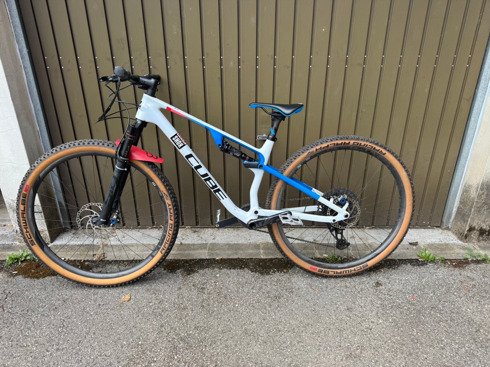 Cube AMS Zero99 C:68X SLX 29 Full  Teamline White Blue 2024, Autres marques, Comme neuf, Enlèvement, VTT tout suspendu