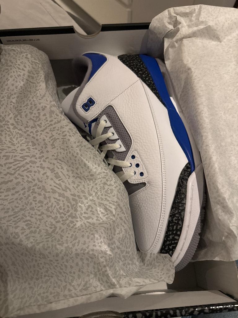 Air Jordan 3 Retro CT8532 145, Neuf, Air Jordan, Enlèvement, Blanc