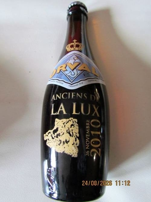 ORVAL bouteille sérigraphiée "Anciens de la Lux 2010 ", Enlèvement ou Envoi, Neuf