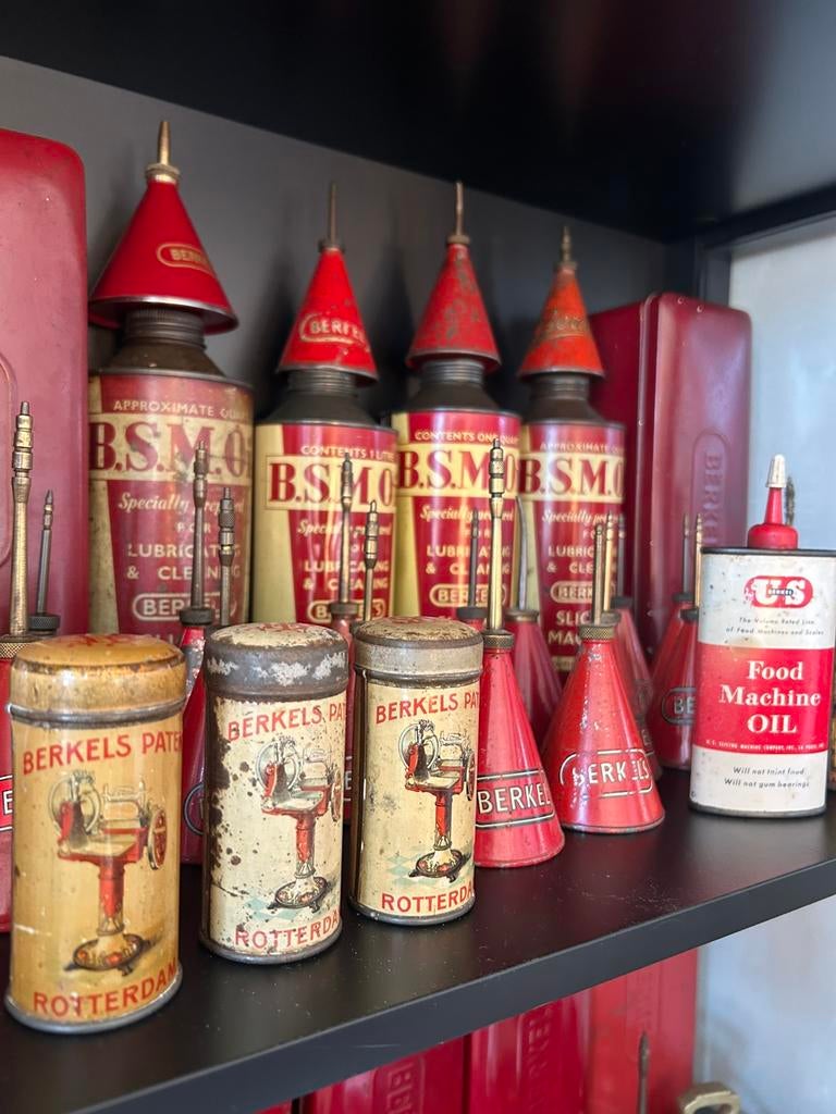 ZOEK alle soorten oude blikken spullen  snijmachine Berkel, Enlèvement, Utilisé, Autre