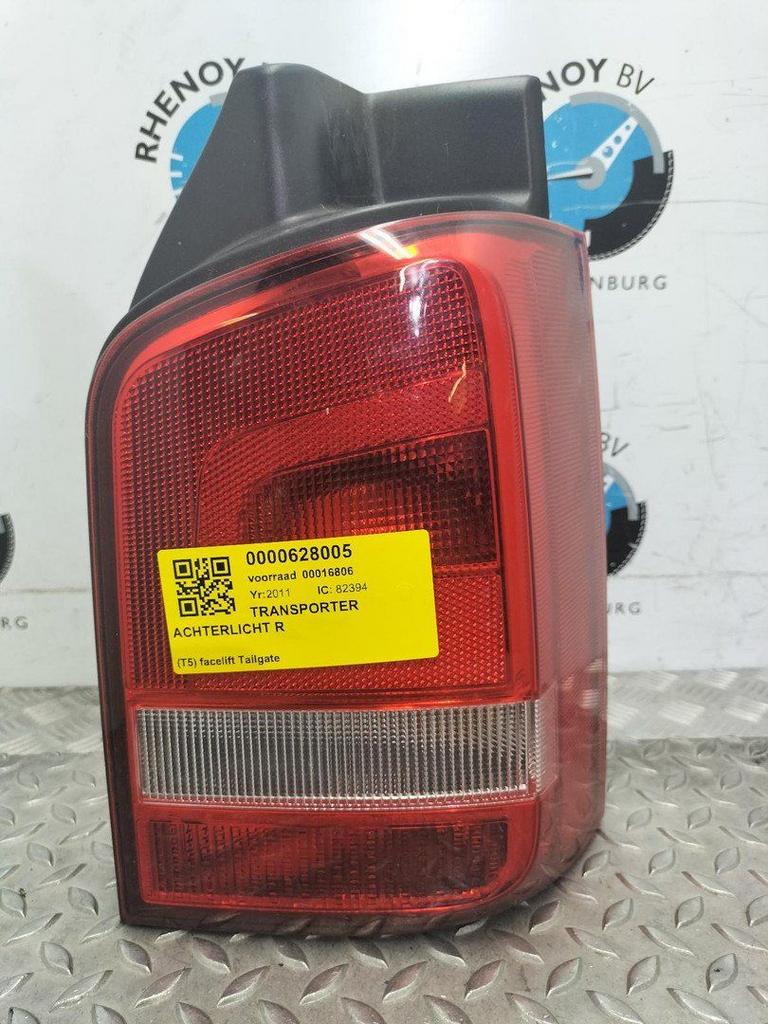 VOLKSWAGEN TRANSPORTER CARAVELLE 4MOTION ACHTERLICHT R 2011, Ophalen of Verzenden, Gebruikt, ARN erkend
