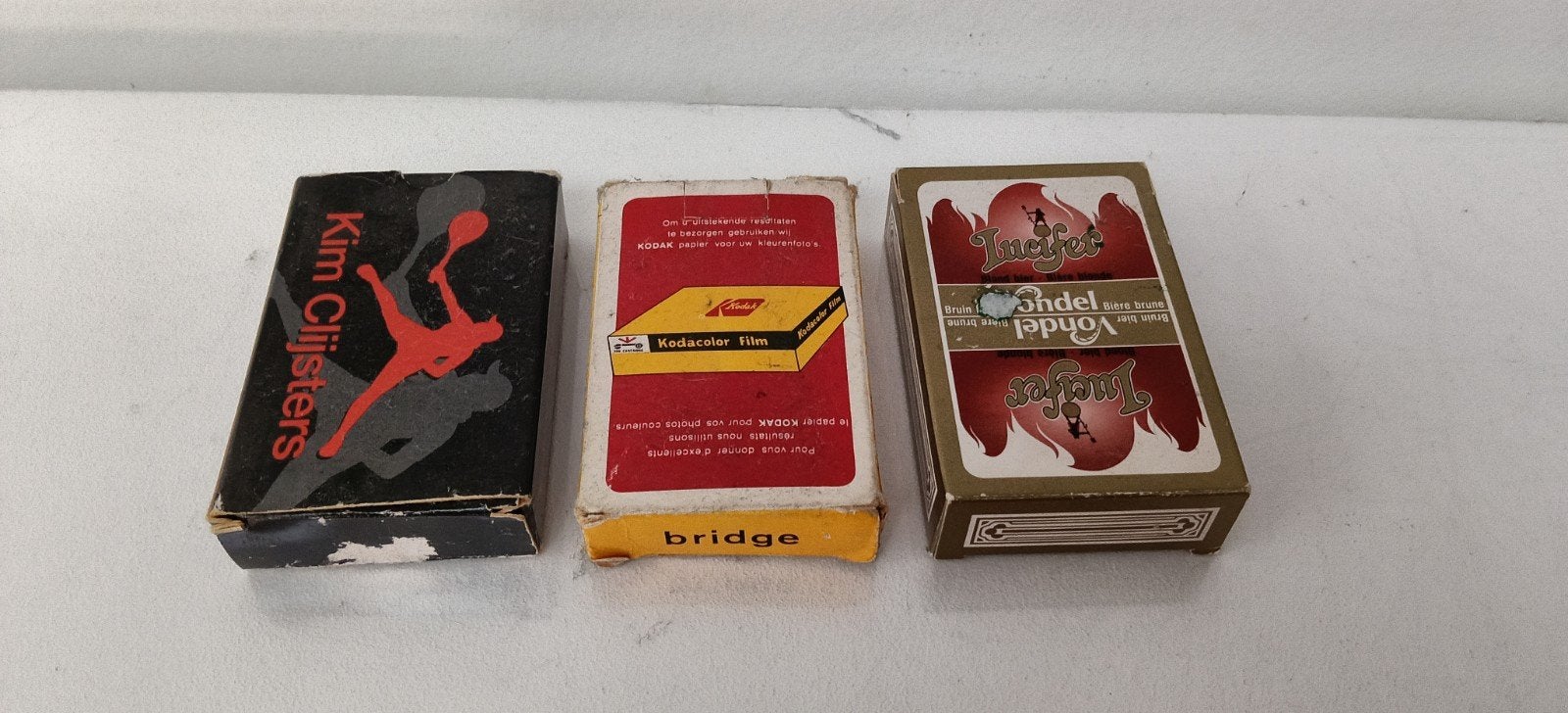 2 Euro voor 3 kaartspellen. Vondel, Kodak, Kim Clijsters, Verzamelen, Ophalen of Verzenden, Gebruikt, Speelkaart(en)