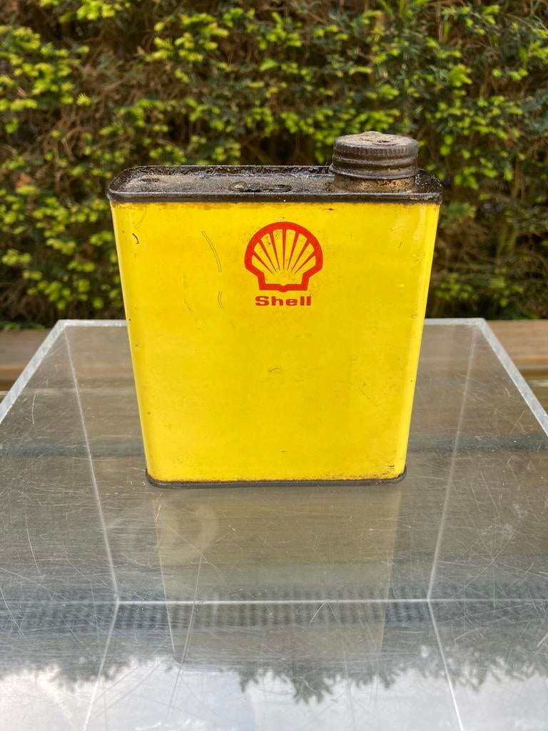 Olieblik Shell extra small!, Ophalen of Verzenden, Zo goed als nieuw