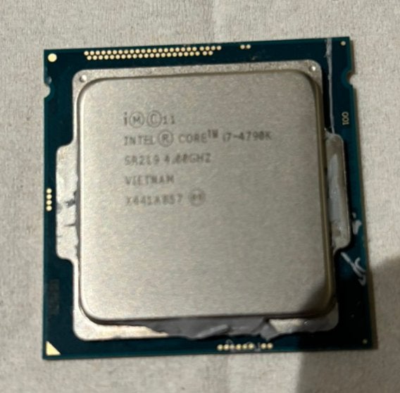 CPU Intel Core i7-4790K 4.0 GHz Socket 1150, Enlèvement, Utilisé, 4-core, 4 Ghz ou plus
