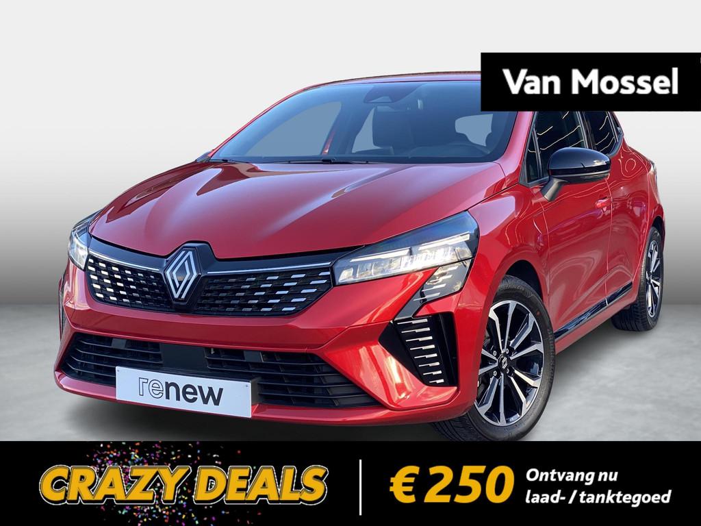 Renault Clio E-TECH Full Hybrid 145 Techno, Auto's, Stof, Gebruikt, 4 cilinders, Parkeersensor