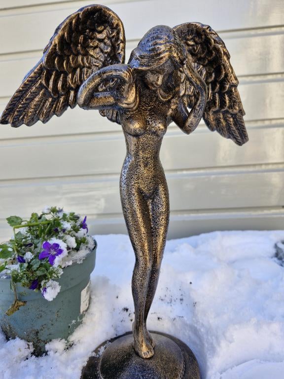 engel van gietijzer, Ophalen of Verzenden, Beeld