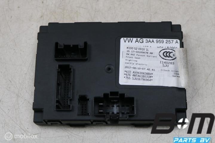 Stoel module (ergonomisch) VW Passat B8 3AA959257A, Gebruikt