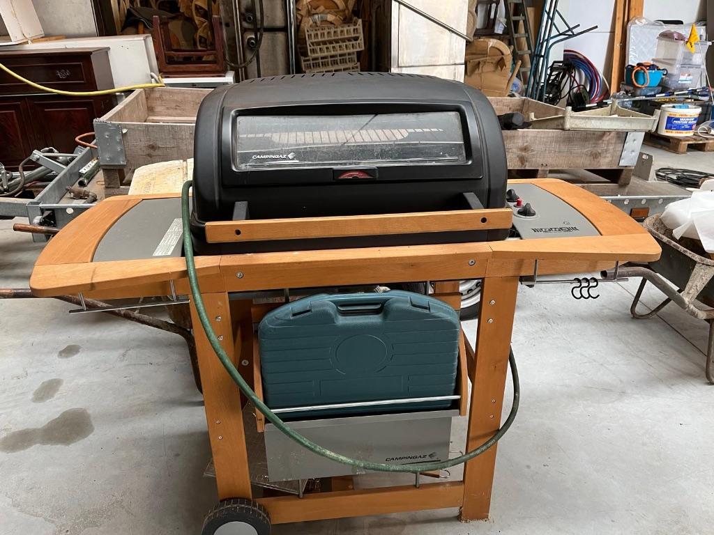 Campingaz RBS Woody Gasbarbecue - Met Houten Onderstel, Ophalen, Gebruikt