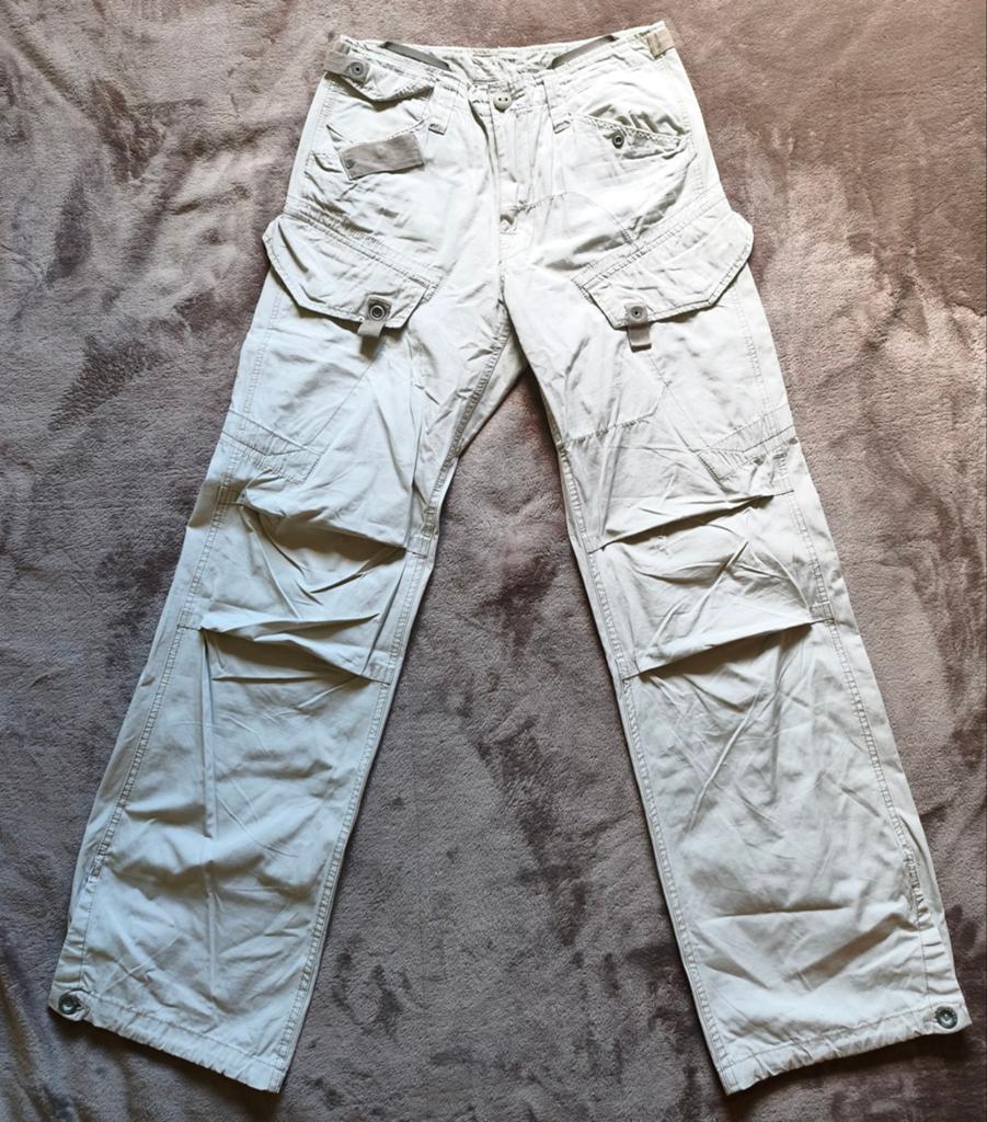 GSTAR RAW cargobroek - maat: 30 X 34 - lichtbeige, Maat 48/50 (M), Beige, Gstar RAW, Nieuw