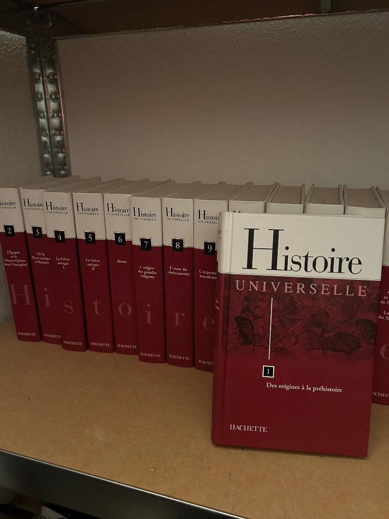 Livres Histoire universelle - 20 volumes, Enlèvement, Comme neuf, Autres régions