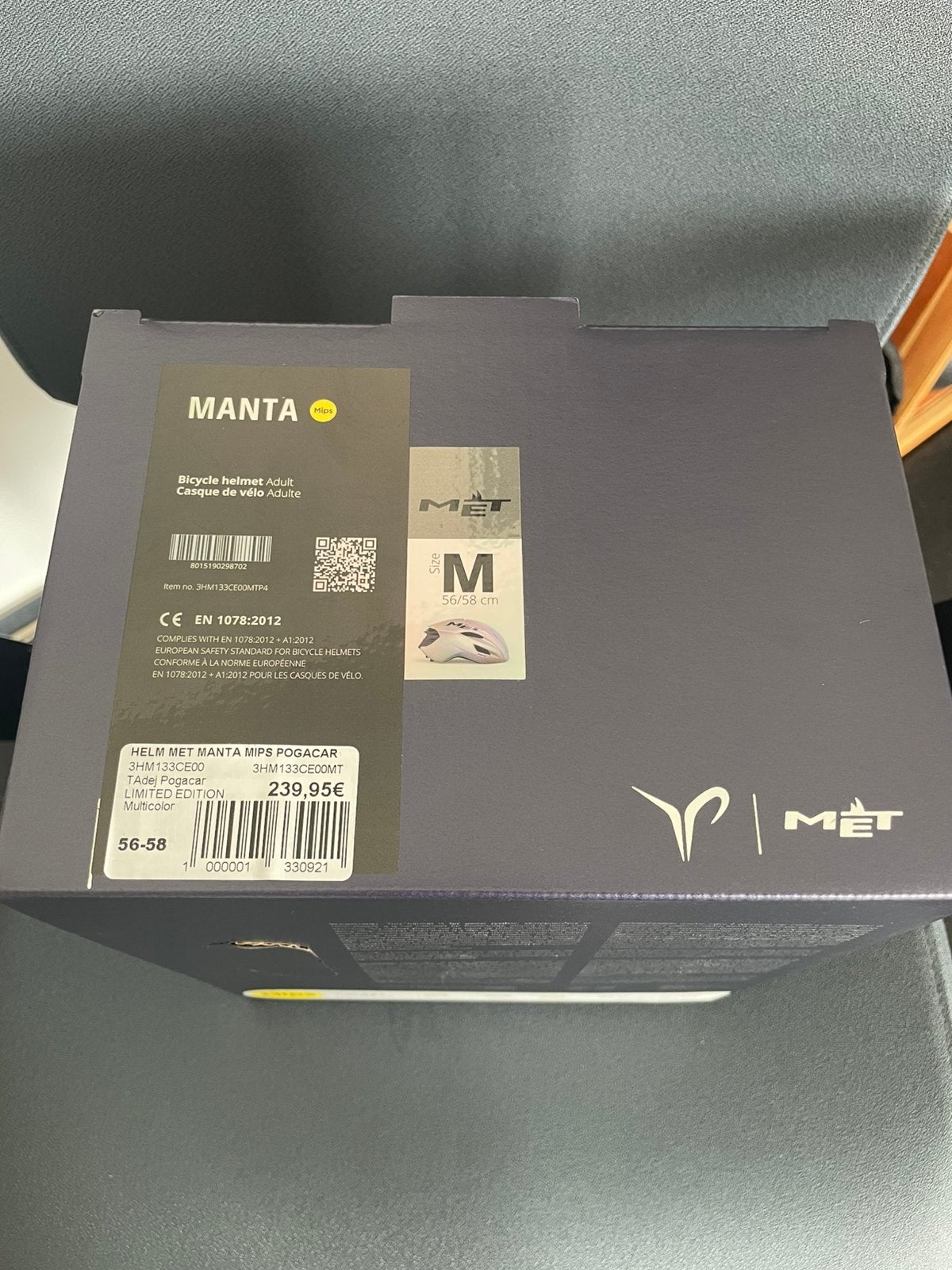 Tout nouveau casque Met Manta Édition limitée, Enlèvement, Neuf