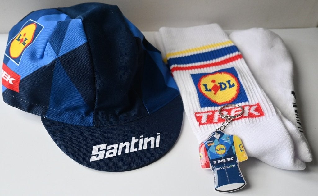 Lot Liddl - Trek - Santini / Petje - Sokken - Sleutelhanger, Verzenden, Nieuw, Overige typen