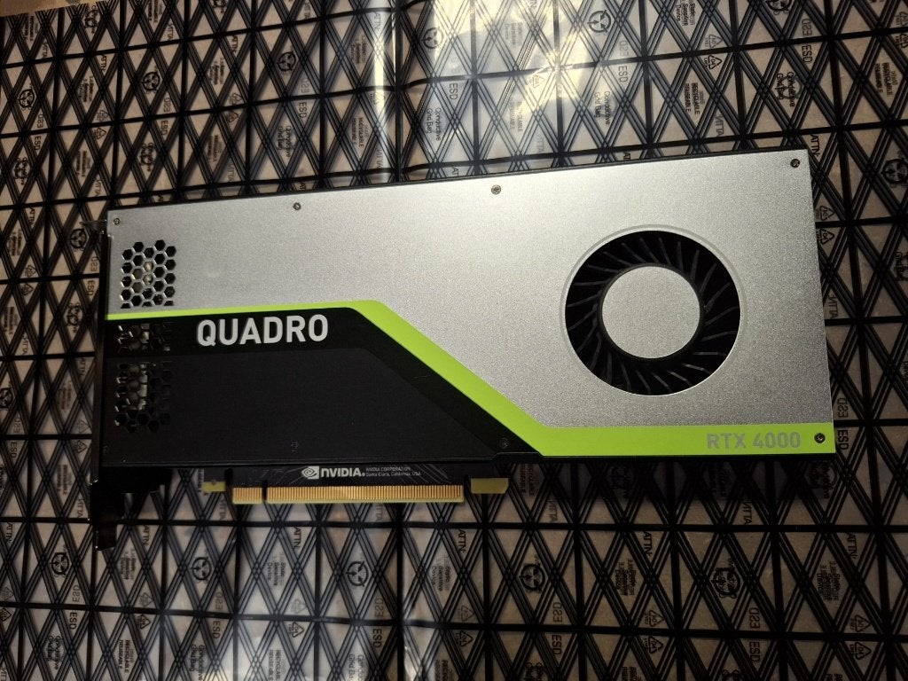 nVidia RTX 4000 (Quadro) met 8gb ddr6 in topstaat, Informatique & Logiciels, Cartes vidéo, PCI-Express 3, GDDR6, Info@retrogamed.be