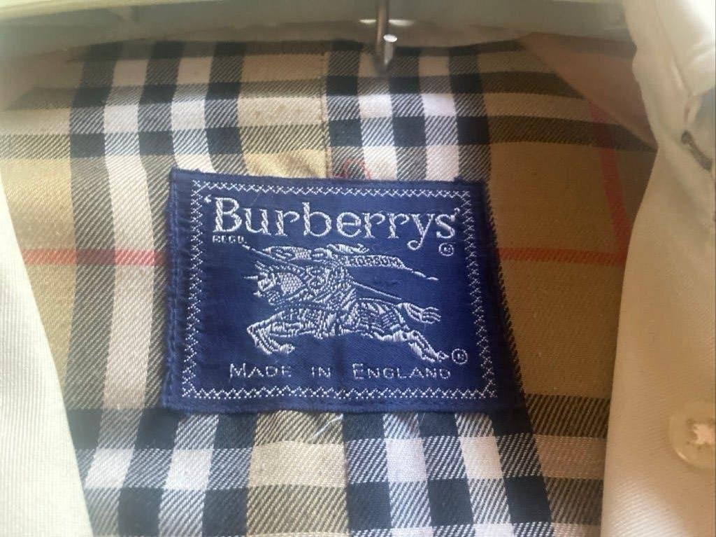 trench burberrys T petite/moyenne, Vêtements | Femmes, Vestes | Hiver, Porté, Taille 42/44 (L), Blanc, Enlèvement